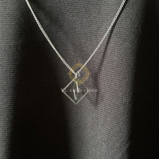 스퀘어 포인트 목걸이