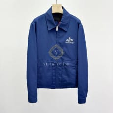 프라다 테크니컬 코튼 집업 블루종 자켓