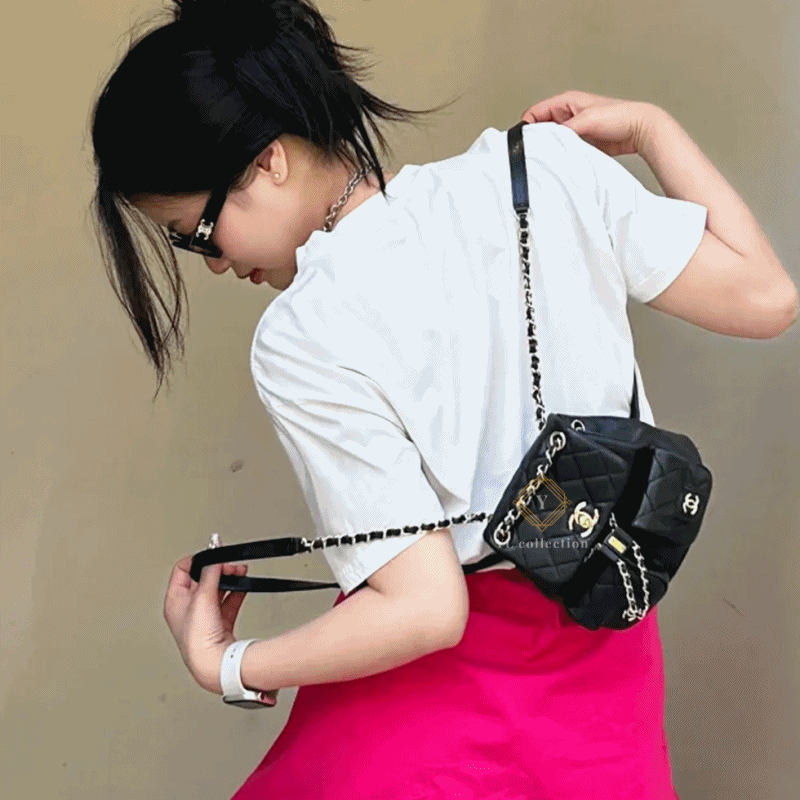 샤넬 듀마 투포켓 백팩 스몰 / 미디움