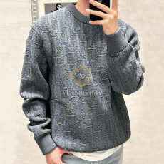 디올 오블리크 크루넥 스웨터