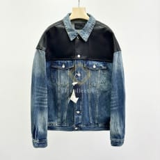 프라다 페이디드 블루 코튼 데님 재킷 1221044