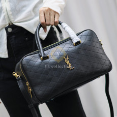 생로랑 라이아 퀄팅 더플백