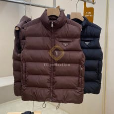 프라다 삼각로고 리나일론 베스트 패딩 조끼