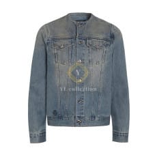 프라다 데님 블루종 자켓