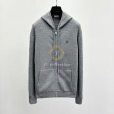 버버리 캐시미어 블렌드 지퍼 후디