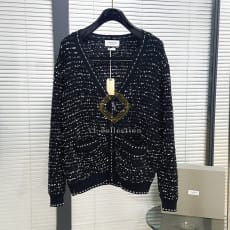 톰브라운 V넥 트위드 가디건 자켓