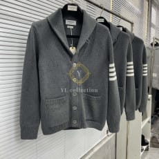 톰브라운 숄카라 포스트라이프 가디건