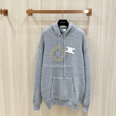 셀린느 트리옹프 패치 니트 후드