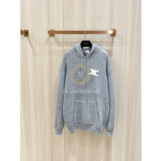 셀린느 트리옹프 패치 니트 후드