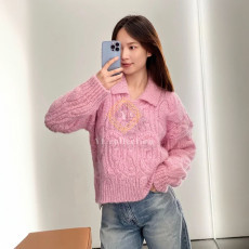 셀린느 아란 모헤어 울 스웨터