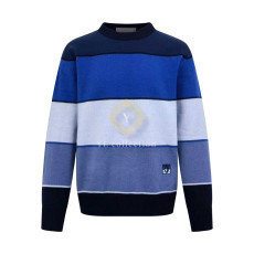 디올 다이아몬드 스웨터 블루 코튼 저지