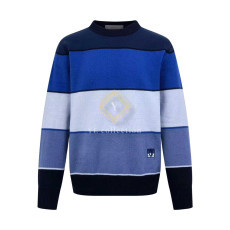 디올 다이아몬드 스웨터 블루 코튼 저지