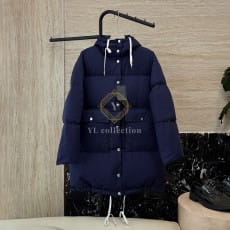 프라다 소프트 캔버스 다운 파카 블루