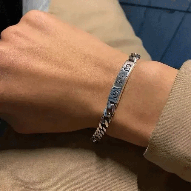 구찌 고스트 체인 팔찌