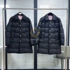 톰브라운 4바 메트 나일론 오버코트