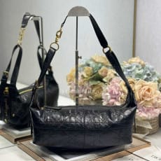 디올 미디움 D-Journey 카프스킨 백