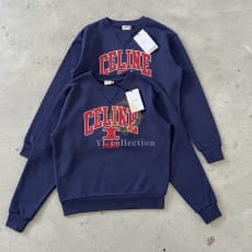 셀린느 코튼 플리스 스웨트 셔츠