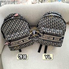 디올 오블리크 자카드 트래블 백팩