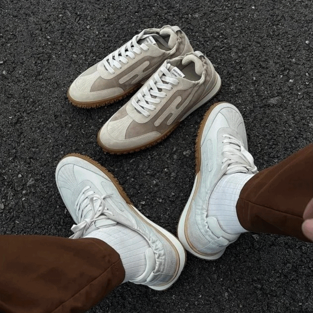 에르메스 제트 스니커즈 스웨이드