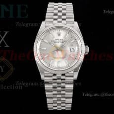 로렉스 데이저스트 36 실버 다이얼