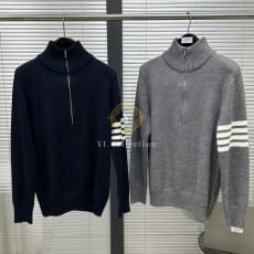 톰브라운 메리노 4바 퍼널 넥 풀오버