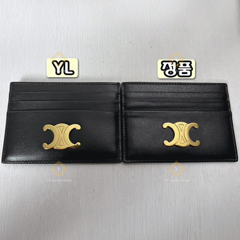 셀린느 트리옹프 캔버스 카드 홀더