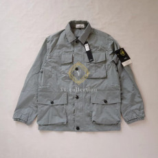 스톤 아일랜드 나일론 메탈 와트로 필드 자켓