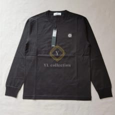 스톤 아일랜드 로고 패치 긴팔티