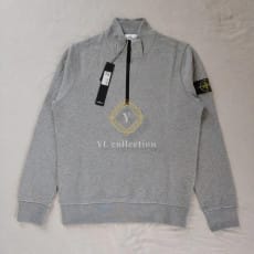 스톤 아일랜드 반집업 맨투맨