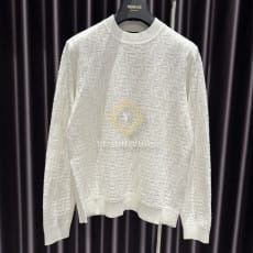 펜디 화이트 FF 코튼 스웨터