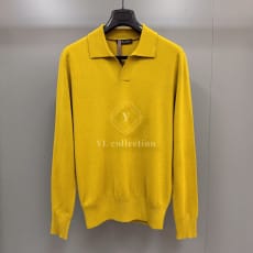 로로피아나 울 버튼리스 폴로 셔츠