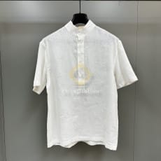 로로피아나 하쿠산 반소매 차이나 셔츠