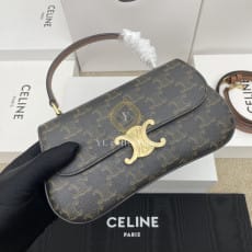 셀린느 틴 롤라 샤이니 백 탄