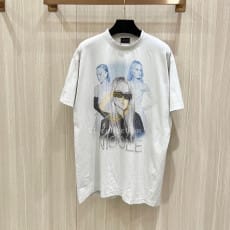 발렌시아가 니콜 박시 반팔 티셔츠