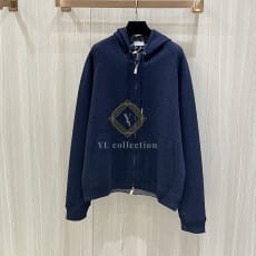 디올 오블리크 후드 트랙 재킷