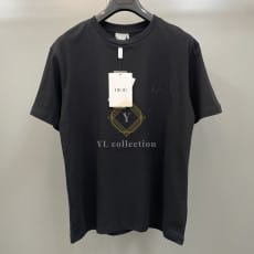 디올 Dior 로고 자수 반팔 티셔츠