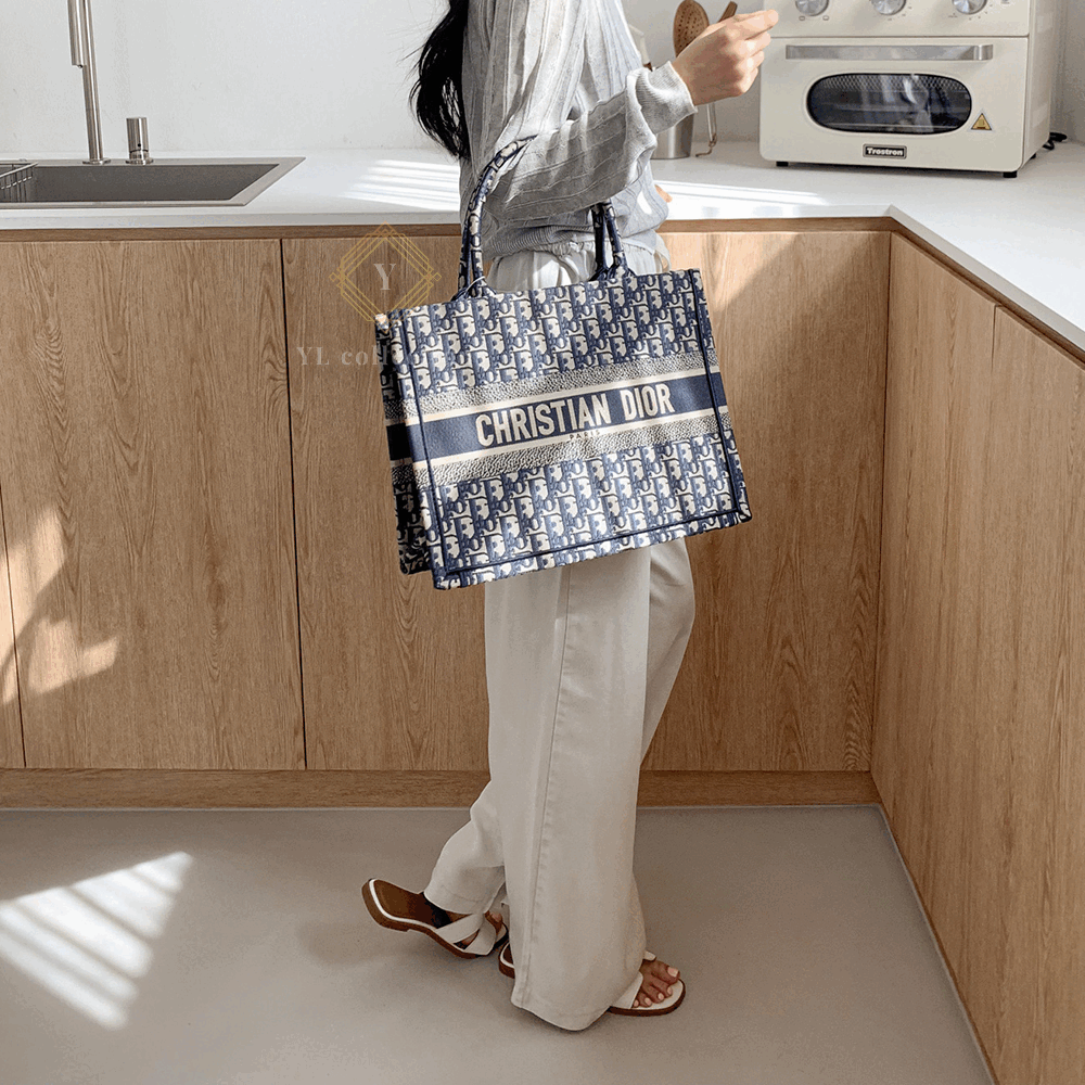 디올 북 토트백 미디엄