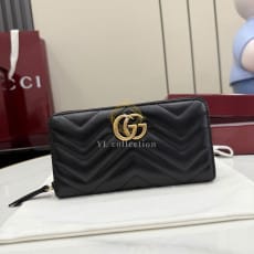 구찌 GG 마몬트 지퍼 장지갑