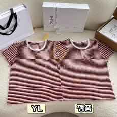 셀린느 트리오페 스트라이프 저지 반팔