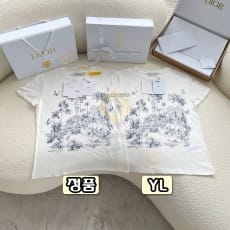 디올 뜨왈 드 주이 팜스 반팔 티셔츠