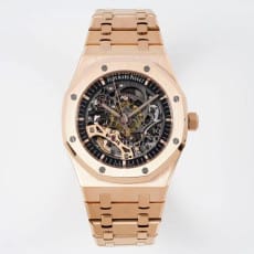 오데마피게 로얄오크 41mm 오픈워크 15407 로즈골드