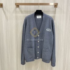 구찌 인터로킹 G 그레이 가디건 자켓