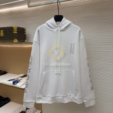 크롬하츠 버티컬 로고 후드 티